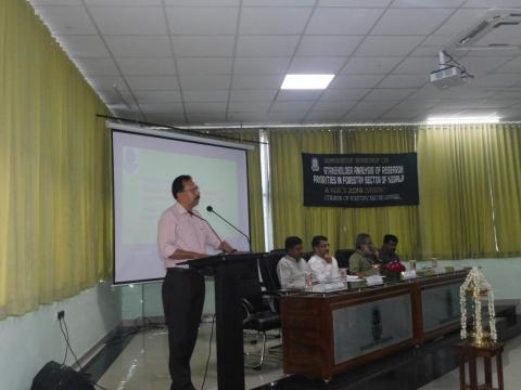 Dr. K. Vidyasagaran, Dean, CoF welcoming the gathering